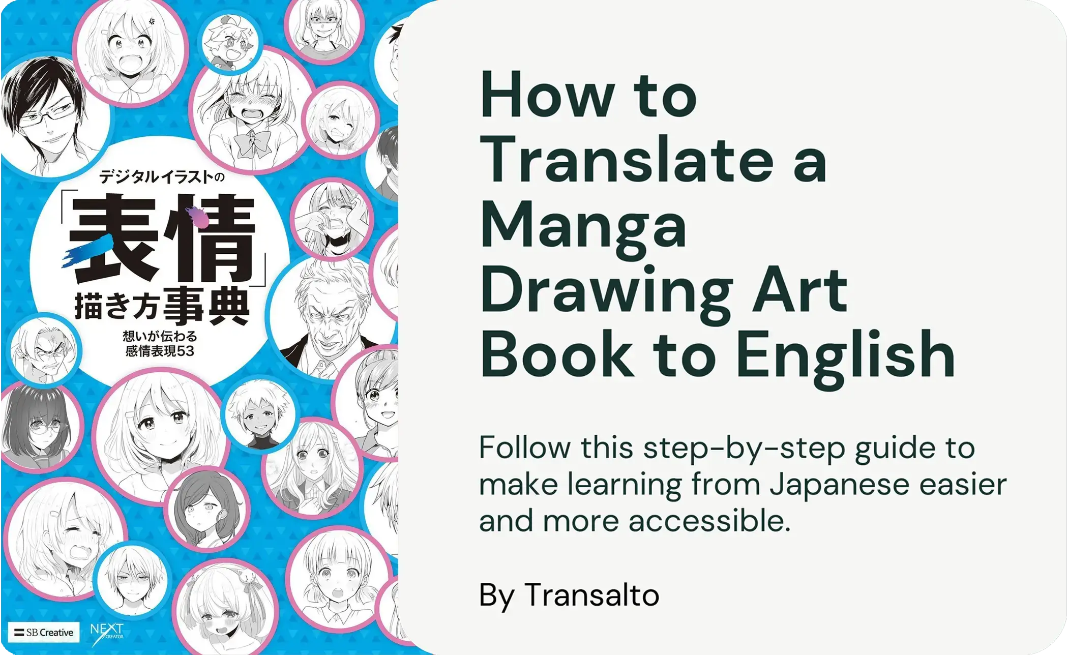 How to Translate a Manga Drawing Art Book to English